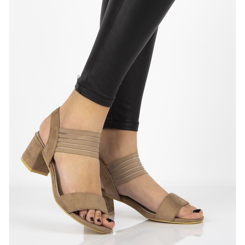 Sandale Filippo DS1289 / 20 Beżowe bej 1