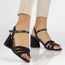 Sandale Filippo DS1284 / 20 Bk negre negru 1