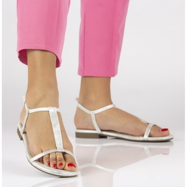 Sandale Filippo DS1297 / 20 Si Silver argint gri 1