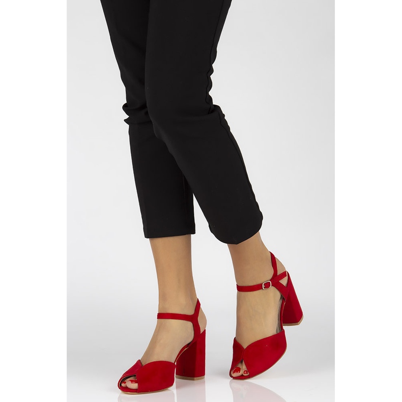 Filippo DS1282 / 20 Rd Sandale roșii roșu 1 Filippo DS1282 / 20 Rd Sandale roșii roșu 1