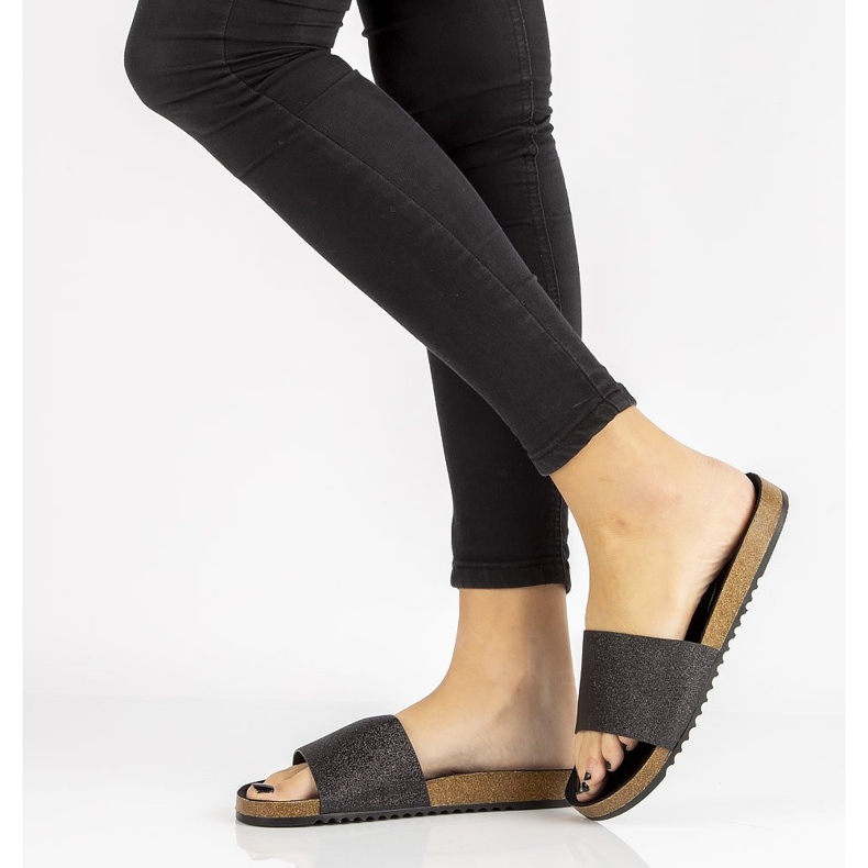 Filippo DK1373 / 20 Bk Papuci negri negru 1