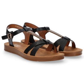 Sandale Filippo DS802 / 20 Bk Black negru 1