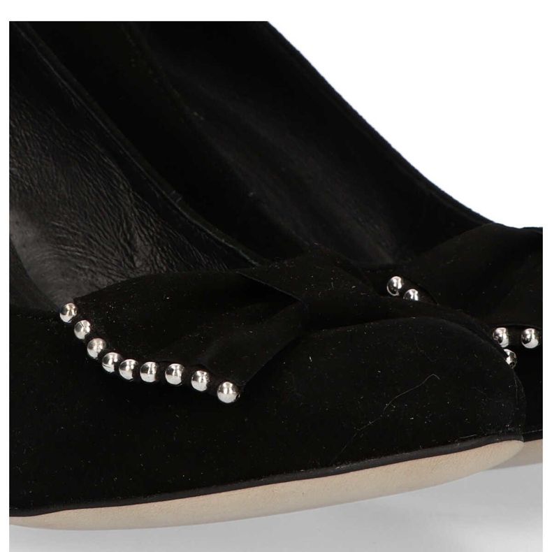 Filippo 1430 Pompe din piele intoarsa neagra negru 1