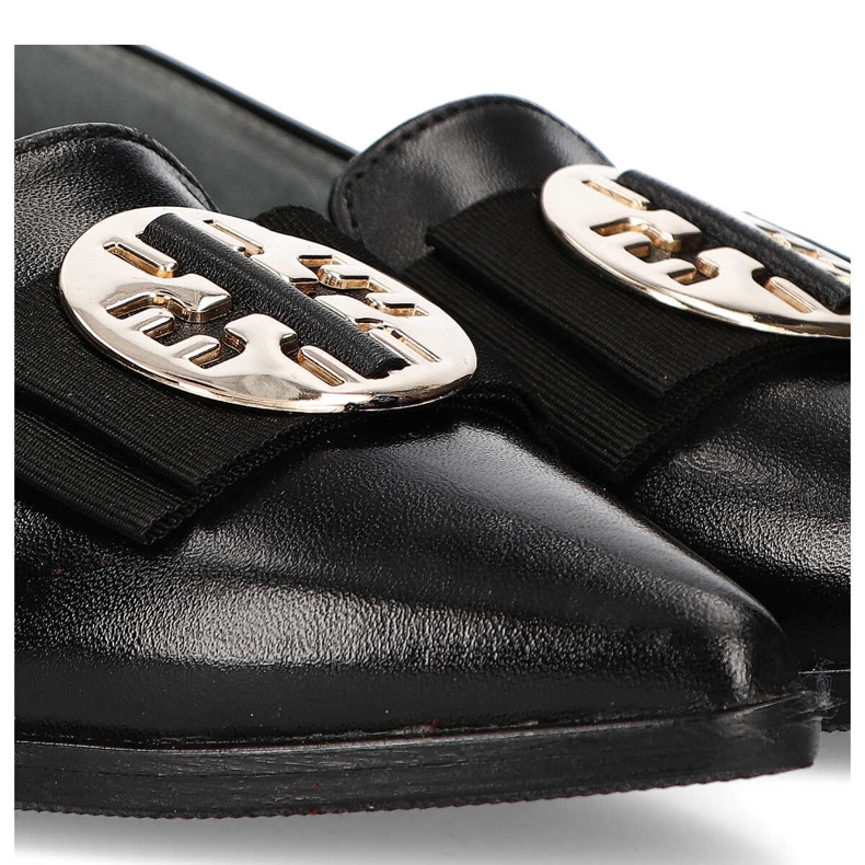 Pantofi Filippo 1344 Oro black grain negru 2