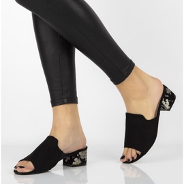 Filippo DK1359 / 20 Bk papuci negri negru 1