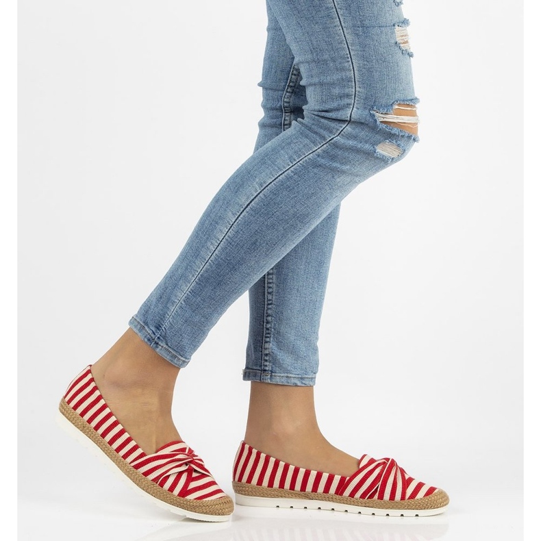 Pantofi roșii Filippo DP1368 / 20 Rd roșu albastru 1