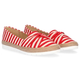 Pantofi roșii Filippo DP1368 / 20 Rd roșu albastru 4