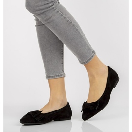 Balerini din piele Filippo DP1329 / 20 Bk negru 1