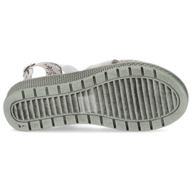 Sandale Filippo DS1417 / 20 Si Silver argint gri 1