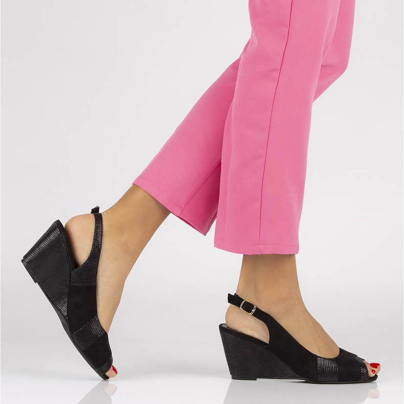 Sandale Filippo DS36 / 16 Bk negre negru 2