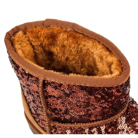 Torna Muklukes strălucitoare maro 1