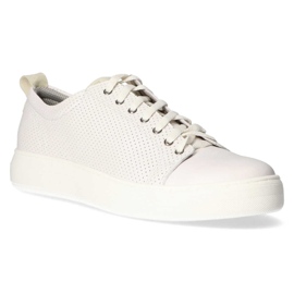 Pantofi din piele Filippo 1476 Alb 1