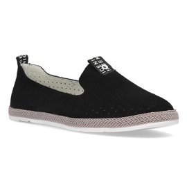 Pantofi din piele Filippo DP081 / 21 Bk negru 1