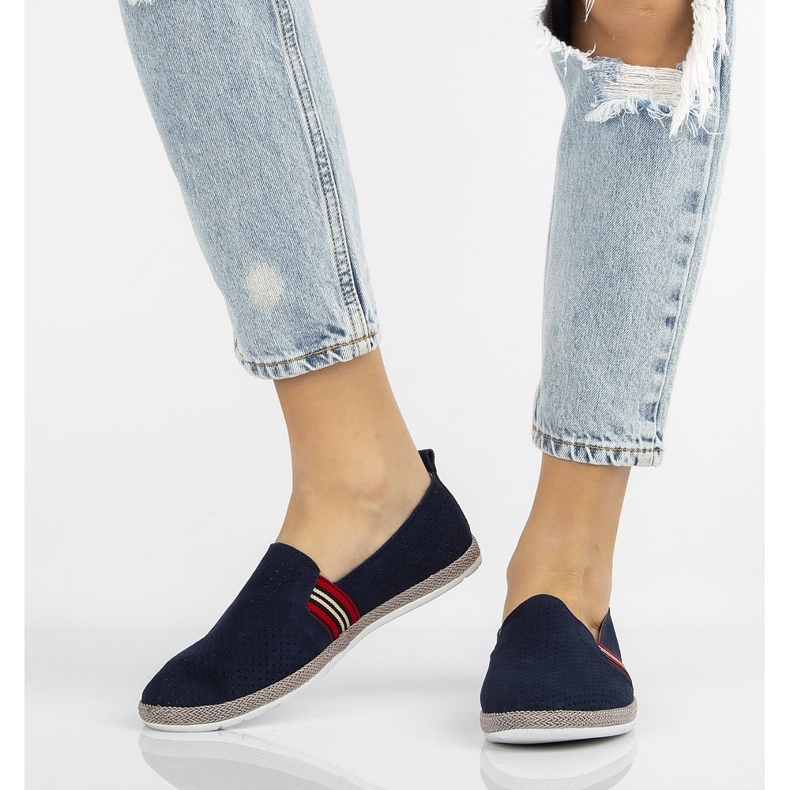 Pantofi din piele Filippo DP2309 / 21 Nv bleumarin albastru marin 2