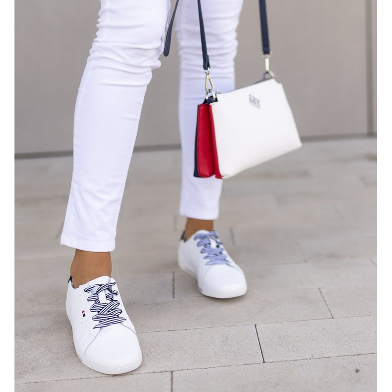 Pantofi din piele Filippo DP2154 / 21 Wh alb 2 Pantofi din piele Filippo DP2154 / 21 Wh alb 2