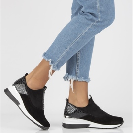 Tenisi din piele Filippo DP1689 / 21 Bk Negru 1