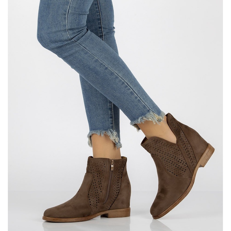 Cizme maro Filippo DBT2070 / 21 Br 1