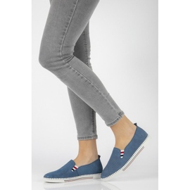 Pantofi piele FILIPPO DP1272 / 21 Bl albastru 3