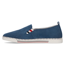 Pantofi piele FILIPPO DP1272 / 21 Bl albastru 4