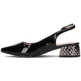 Pompe tocuri inalte FILIPPO DP2095 / 21 Bk L lacuit negru 4