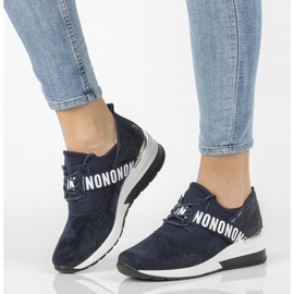 Tenisi din piele Filippo DP1388 / 21 Nv bleumarin albastru marin 1