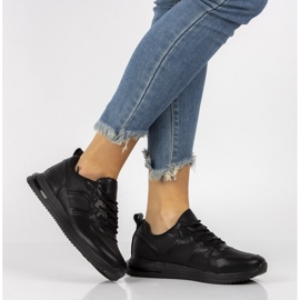 Tenisi sport din piele Filippo DP2017 / 21 Bk negri negru 1