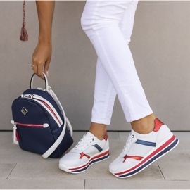 Tenisi din piele Filippo DP2004 / 21 Wh alb 1 Tenisi din piele Filippo DP2004 / 21 Wh alb 1