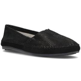 Balerini din piele Filippo DP031 / 21 Bk negru 1