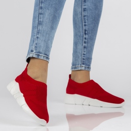 Adidași roșii Filippo DTN2182 / 21 Rd damă roșu 1