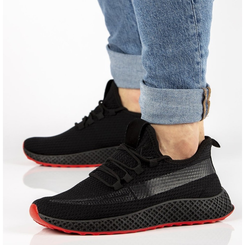 Adidași bărbați Filippo MTN2179 / 21 Bk Rd negri negru 1