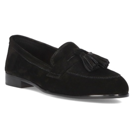 Mocasini din piele Filippo DP2149 / 21 Bk negru 1 Mocasini din piele Filippo DP2149 / 21 Bk negru 1