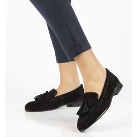 Mocasini din piele Filippo DP2149 / 21 Bk negru 2 Mocasini din piele Filippo DP2149 / 21 Bk negru 2