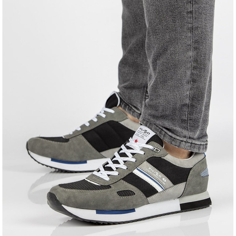 Filippo MSP2129 / 21 Gr pantofi gri 2 Filippo MSP2129 / 21 Gr pantofi gri 2