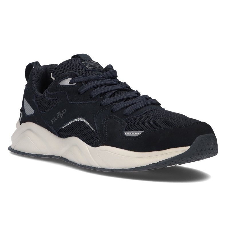 Tenisi din piele Filippo MSP2119 / 21 Nv bleumarin albastru marin 1 Tenisi din piele Filippo MSP2119 / 21 Nv bleumarin albastru marin 1