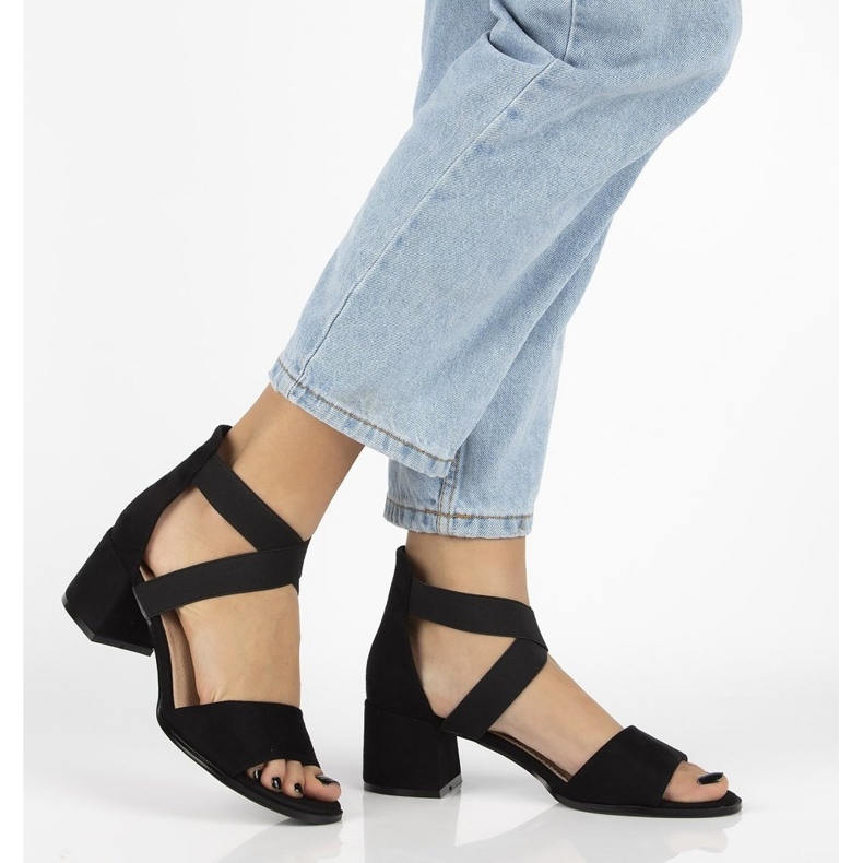 Sandale Filippo DS2093 / 21 Bk negre negru 2