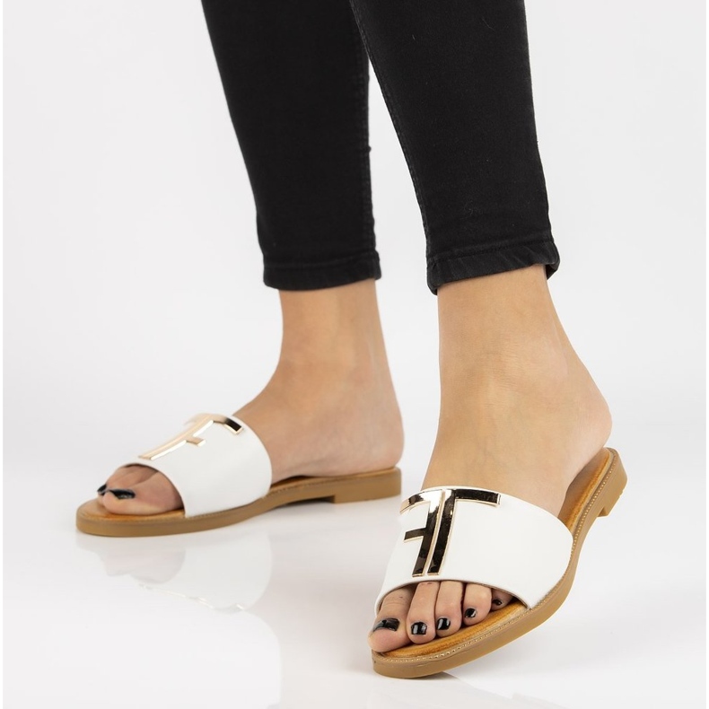 Filippo DK2103 / 21 Wh papuci albi 2