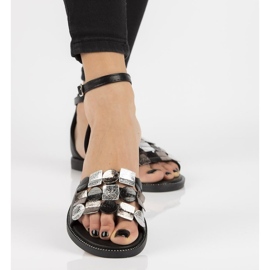 Sandale Filippo DS1286 / 21 Mlt Multicolore negru 3