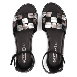 Sandale Filippo DS1286 / 21 Mlt Multicolore negru 6