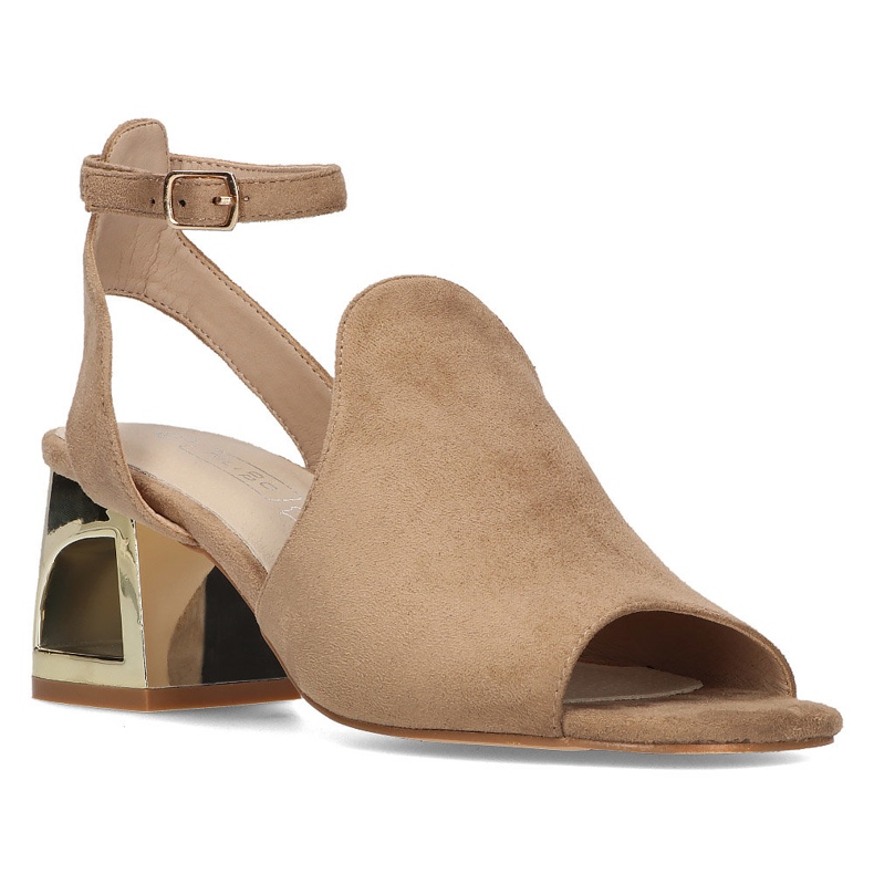 Filippo DS2107 / 21 Sandale bej cu toc înalt 1 Filippo DS2107 / 21 Sandale bej cu toc înalt 1
