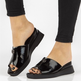 Filippo DK2351 / 21 Bk papuci negri negru 1