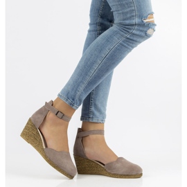 Sandale din piele Filippo DS1394 / 21 Sd bej ericiu 2