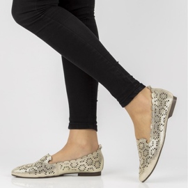 Stăpânii din piele Filippo DP2039 / 21 Go gold de aur 1 Stăpânii din piele Filippo DP2039 / 21 Go gold de aur 1