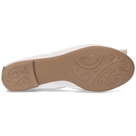 Balerini Filippo 103 din piele alb 1