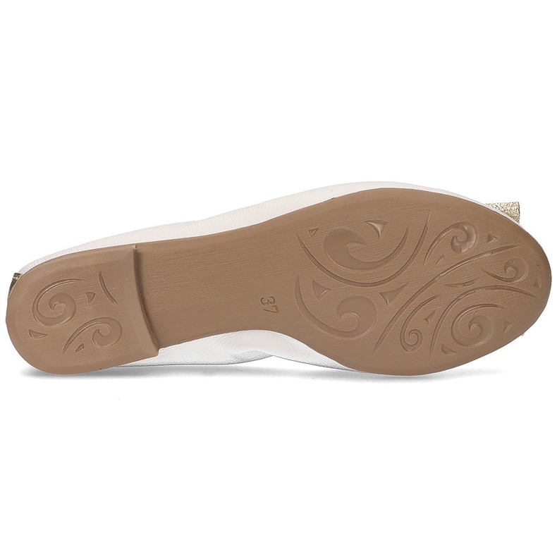 Balerini Filippo 103 din piele alb 1