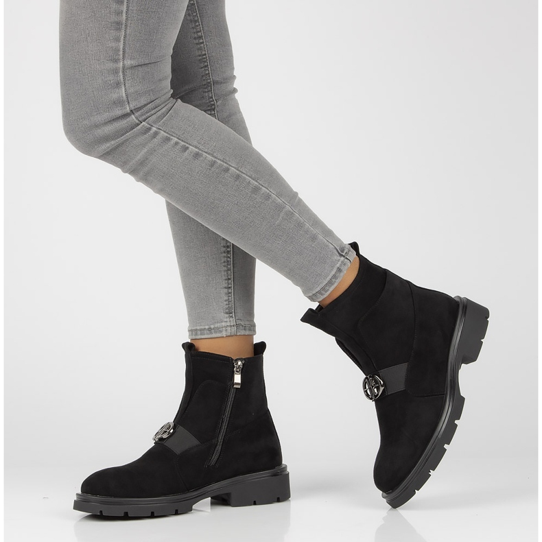 Cizme negri Filippo DBT3330 / 21 Bk negru 1