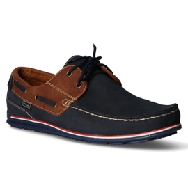 Mocasini Filippo 1774 K Granat + nubuc maro albastru marin 1