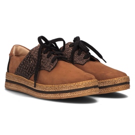 Pantofi din piele Filippo 10123 maro 2