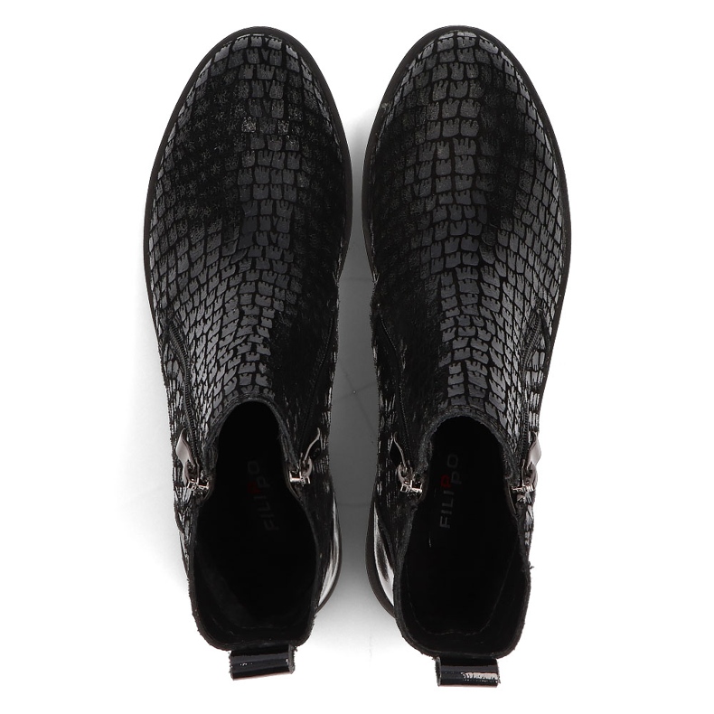 Cizme negri Filippo DBT3208 / 21 Bk negru 1