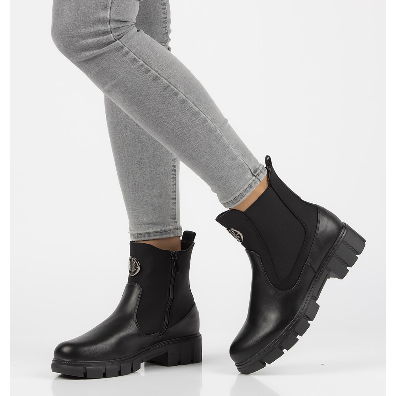 Cizme negri Filippo DBT3050 / 21 Bk negru 1 Cizme negri Filippo DBT3050 / 21 Bk negru 1