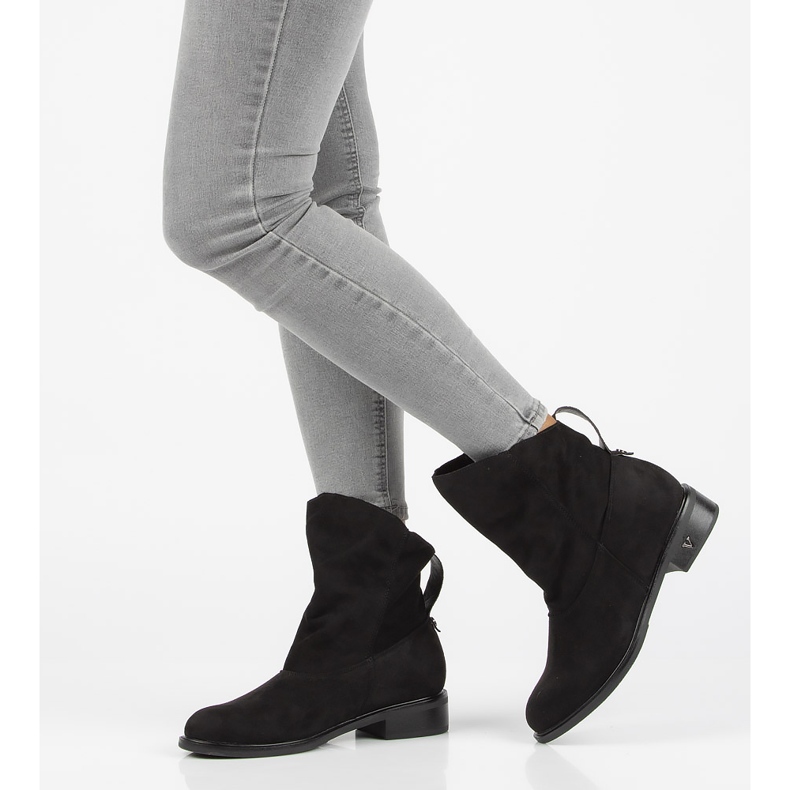 Cizme Filippo negre DBT3049 / 21 Bk negru 1